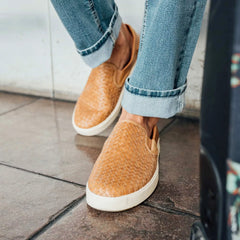Lae'ahi Lauhala Woven Leather Sneaker