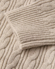 EasyCash Merino Cable Knit Sweater