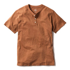Short Sleeve Slub Henley