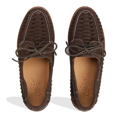 Gold Cup AO 2 Woven Leather Boat Shoe