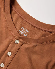Short Sleeve Slub Henley