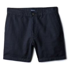 Cotton-Linen Chino Short - 7"