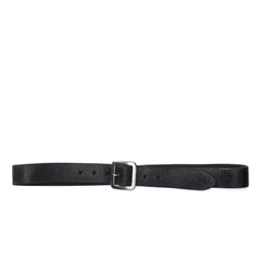 Hand-Burnished Leather Belt