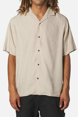 Teller Striped Camp Short Sleeve Shirt