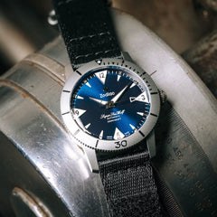 Huckberry x Zodiac Titanium Super Sea Wolf Dive Watch