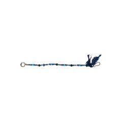 Indigo Dyed Shell Beads Bracelet