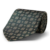 Silk Brocade Foulard Neck Tie