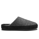 Shearling Lined Wool Mule Slipper