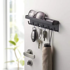 Smart Magnetic Key Rack with Tray