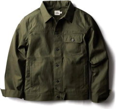 Huckberry Flint and Tinder Dry Wax Trucker Jacket, Unlined Mens Lightweight Cotton Jacket