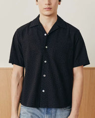 Floral Eyelet Short sleeve Shirt
