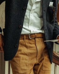 Braided Leather Belt