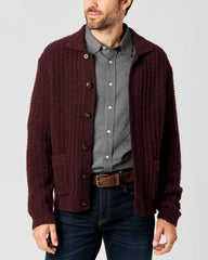Highland Wool Collared Cardigan