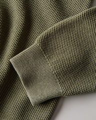 Garment Dyed Cotton Crewneck Sweater
