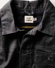 Flannel-Lined Waxed Trucker Jacket - Tall