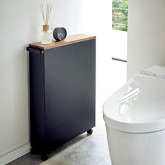 Tower Rolling Slim Bathroom Cart With Handle