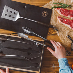 4-Piece BBQ Tool Set