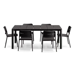 Bandwidth Dining Set (Table + 6 Chairs)