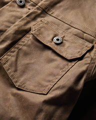 Flannel-Lined Waxed Trucker Jacket - Tall