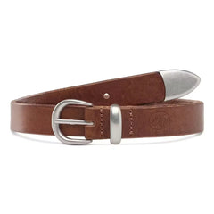Western Bridle Leather Belt Slim