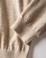 Lightweight Cotton-Merino V-Neck Sweater