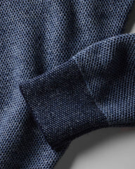 Merino-Cashmere Quarter-Zip Sweater