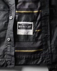 Flannel-Lined Waxed Trucker Jacket - Tall