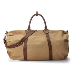 Cotton Canvas/Leather Douglas Duffle Bag
