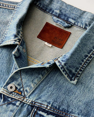 Huckberry Flint and Tinder Selvedge Denim Trucker Jacket, Mens Jean Jacket