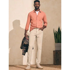 Stretch Terry 5-Pocket Pant - Slim Straight