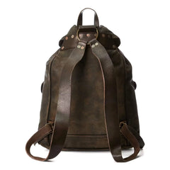Leather Rucksack Backpack
