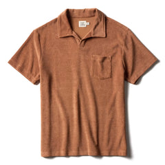 Towel Terry Johnny Collar Polo