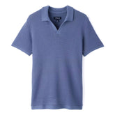 Crochet Johnny Collar Polo