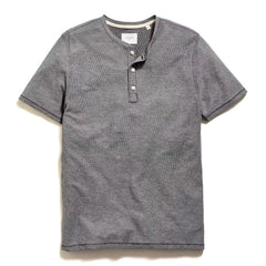 Short-Sleeve Birdseye Henley