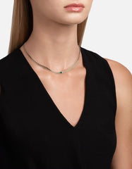 Women's Lyra Emerald Choker