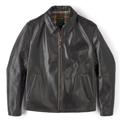 Classic Leather Racer Motorcycle Jacket