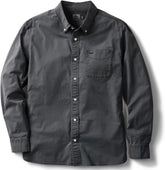 Huckberry Flint and Tinder Men's Classic Oxford Draftsmen Button Down Shirt- Stretch Fabric- Button Down Shirts for Men