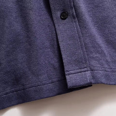 Short Sleeve Hemp Cotton Knit Shirt