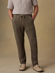 Linen Drawstring Pant