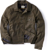 Huckberry Flint & Tinder Women's Flannel-Lined Waxed Trucker Jacket, Canvas Jackets for Women