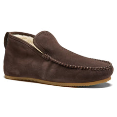 Suede Shearling Lined Chukka Slipper