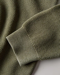 Huckberry Flint and Tinder Lightweight Garment Dyed Crewneck Sweater, Mens Pullover Sweatshirt