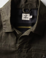 Flannel-Lined Waxed Trucker Jacket - Tall