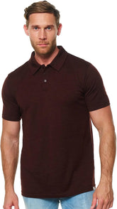 100% Merino Wool Polo Shirt Men - Short & Long Sleeve Shirt Base Later