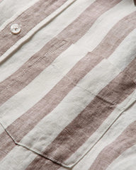 Huckberry Wills Short Sleeve Isles Linen Shirt, Mens Button Down Shirts