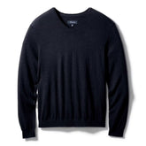 Lightweight Cotton-Merino V-Neck Sweater