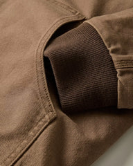 Mason Canvas Hooded Bomber Jacket