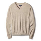 Lightweight Cotton-Merino V-Neck Sweater