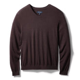 Lightweight Cotton-Merino V-Neck Sweater