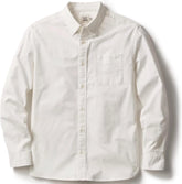 Huckberry Flint and Tinder Men's Classic Oxford Draftsmen Button Down Shirt- Stretch Fabric- Button Down Shirts for Men
